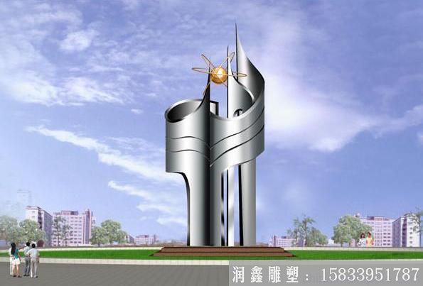校園景觀(guān)不銹鋼雕塑 雕塑廠(chǎng)家