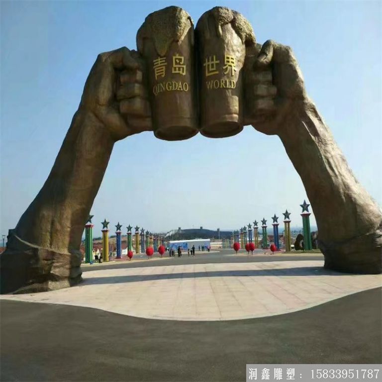 青島世界銅雕塑 大型景觀銅雕塑 青島啤酒節(jié)銅雕塑廠(chǎng)家